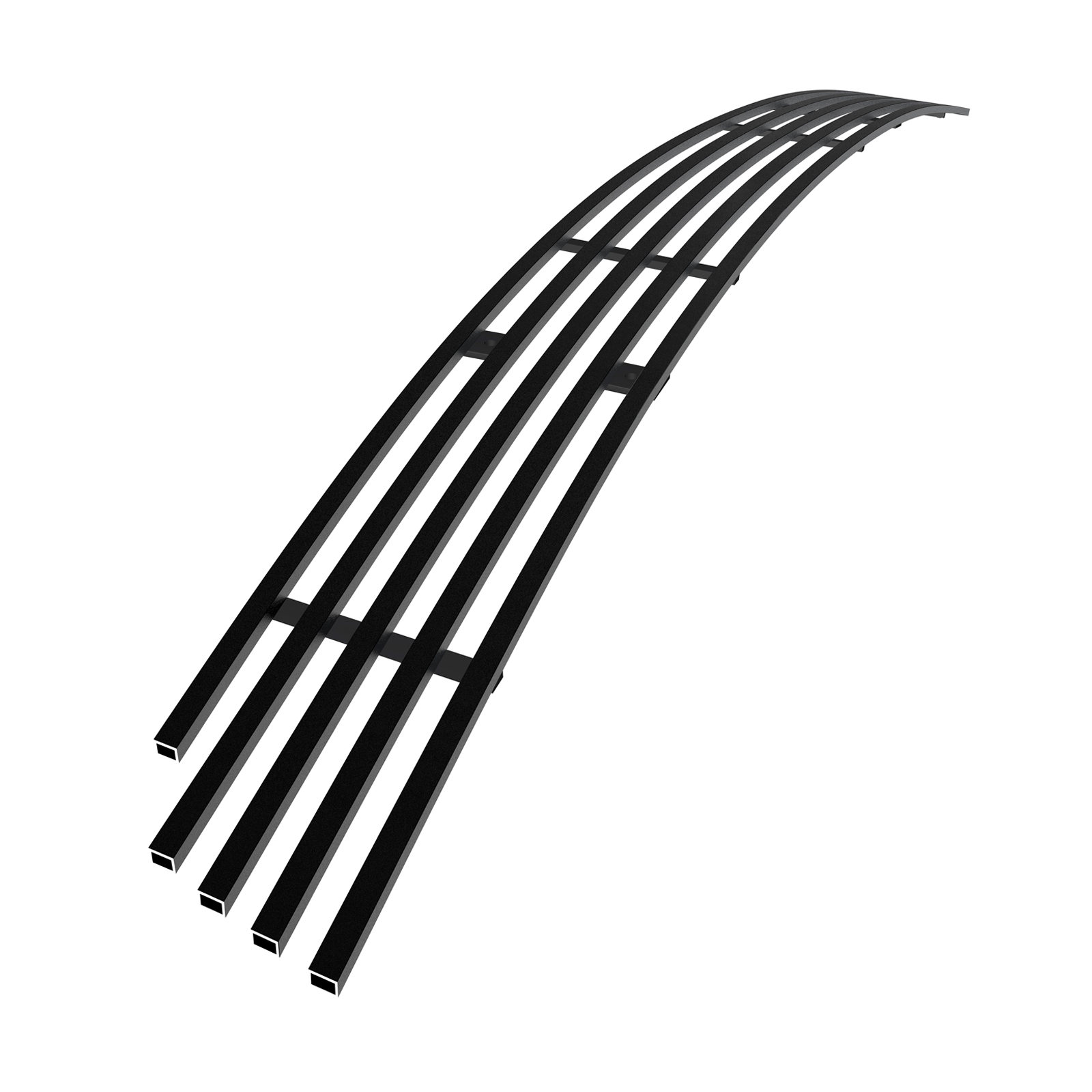 2005-2009 Ford Mustang GT V8 Not For California Edition Lower Bumper Black Stainless Steel Billet Grille