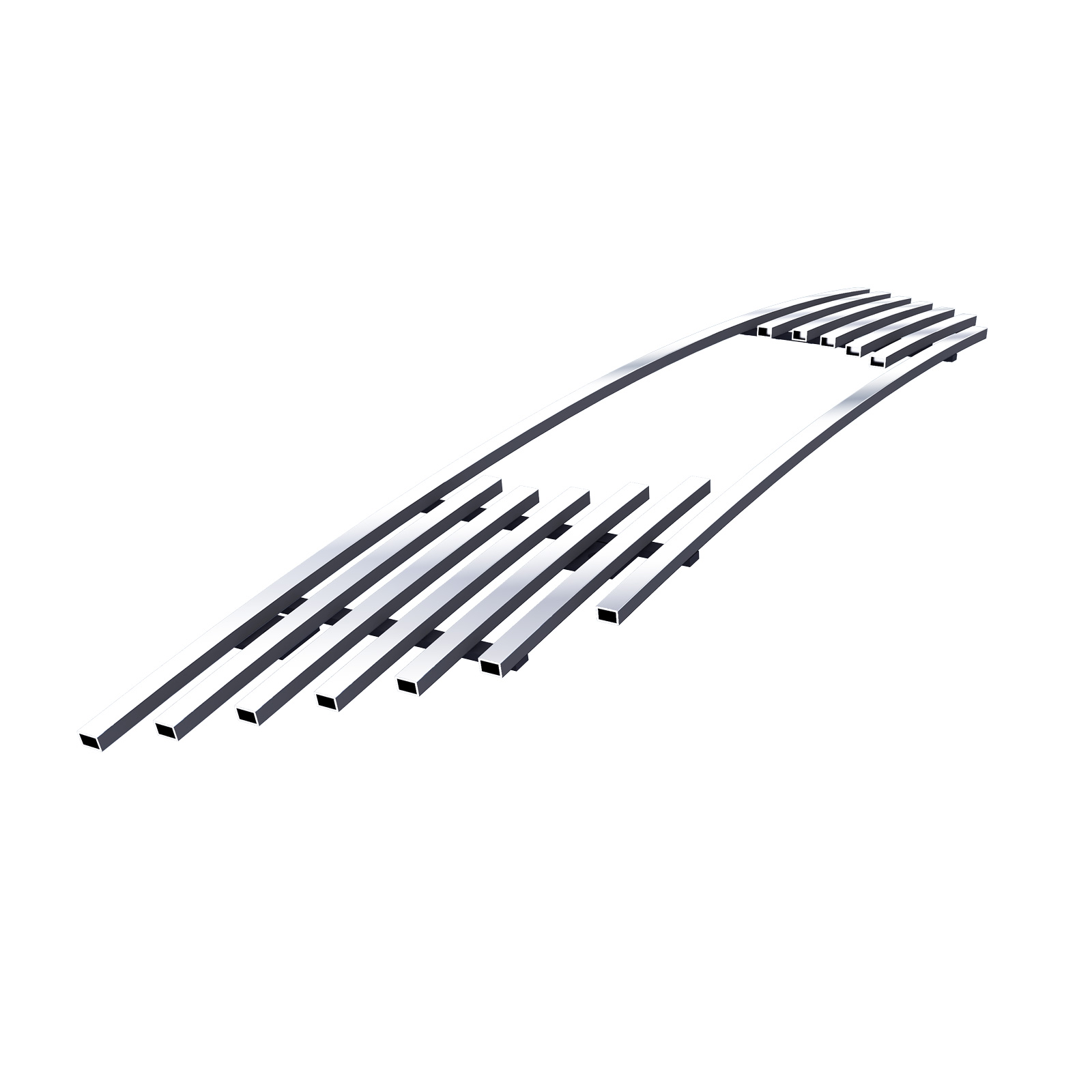 1999-2004 Ford Mustang V6 GT V8  With Logo Show Main Upper Stainless Steel Billet Grille