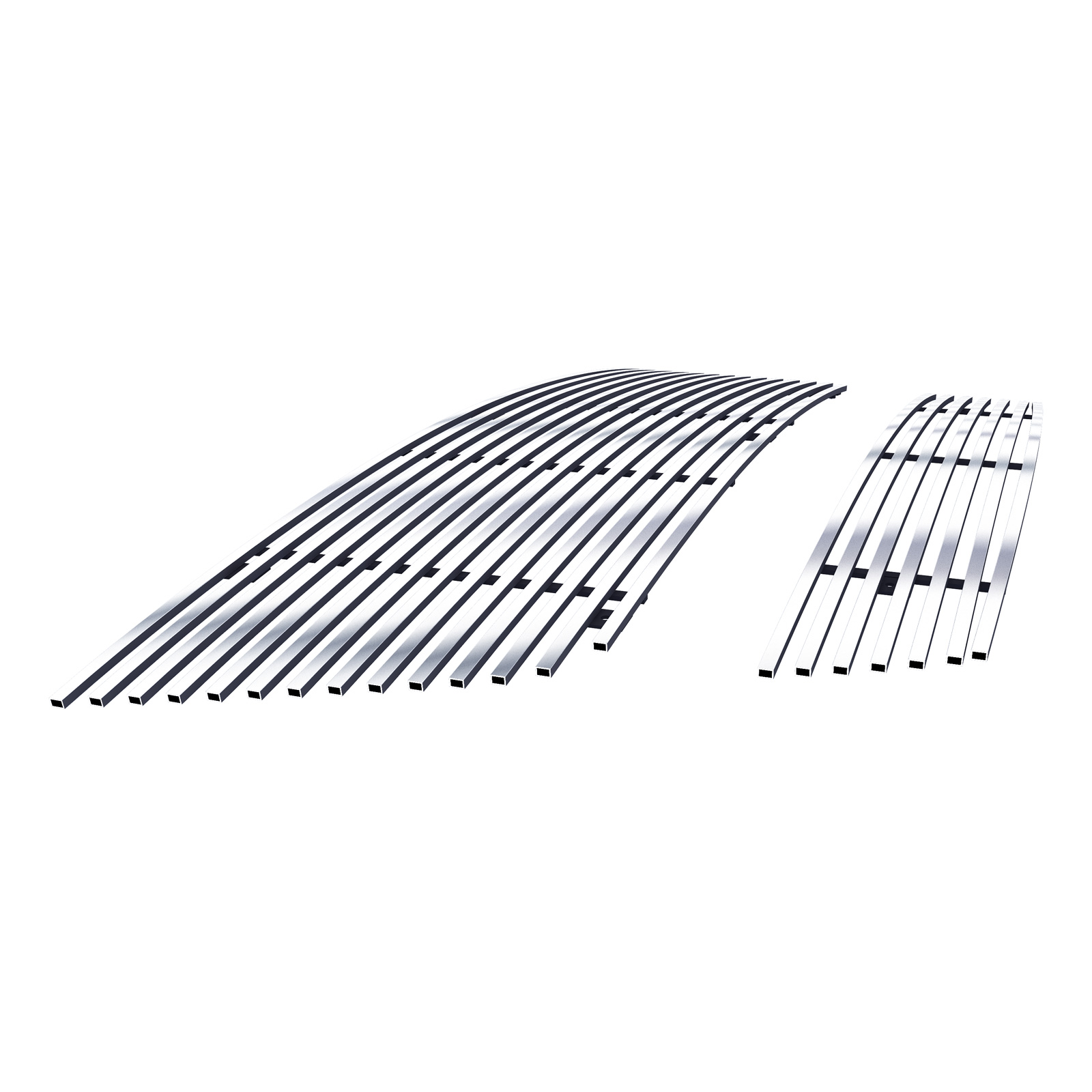 2003-2006 Ford Expedition Main Upper + Lower Bumper Stainless Steel Billet Grille