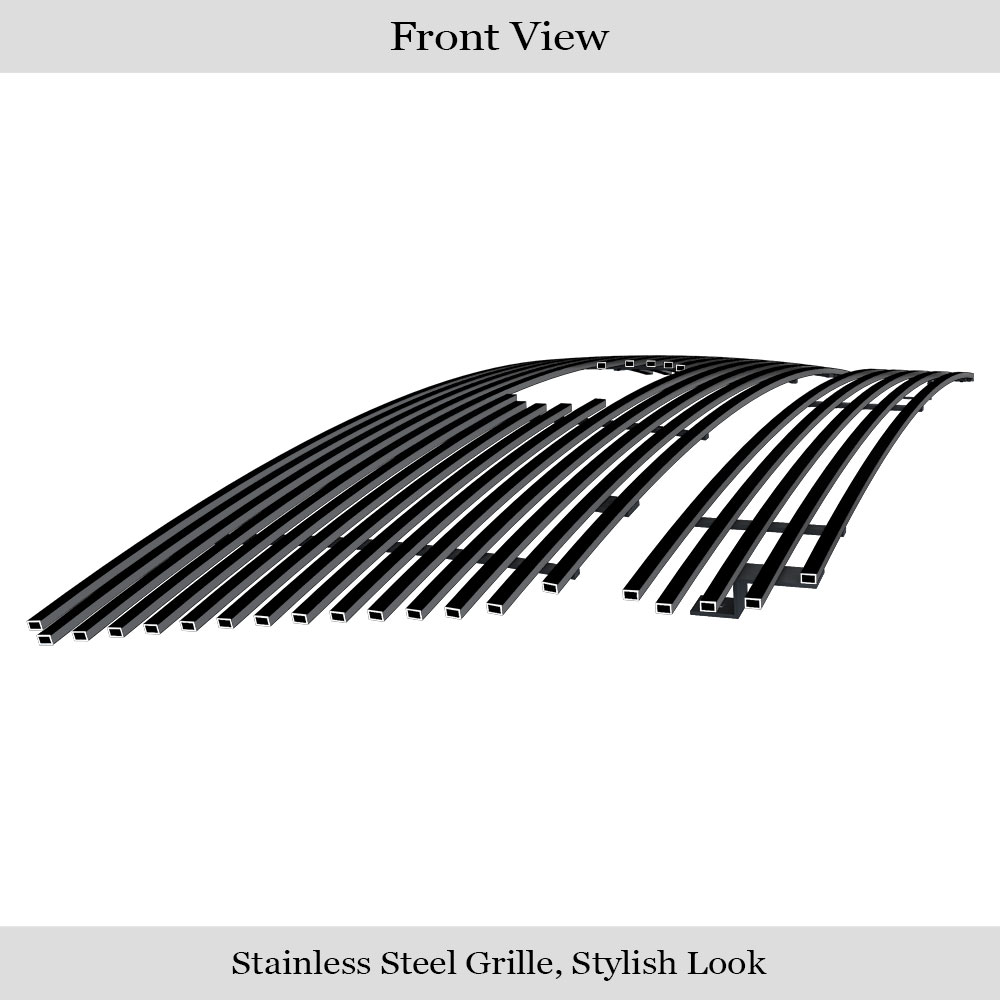 2004-2005 Ford F-150 With OE Honeycomb Style Grille/ Not for Bar Style MAIN UPPER + LOWER BUMPER Aluminum Billetuminum Billet Wide Grille
