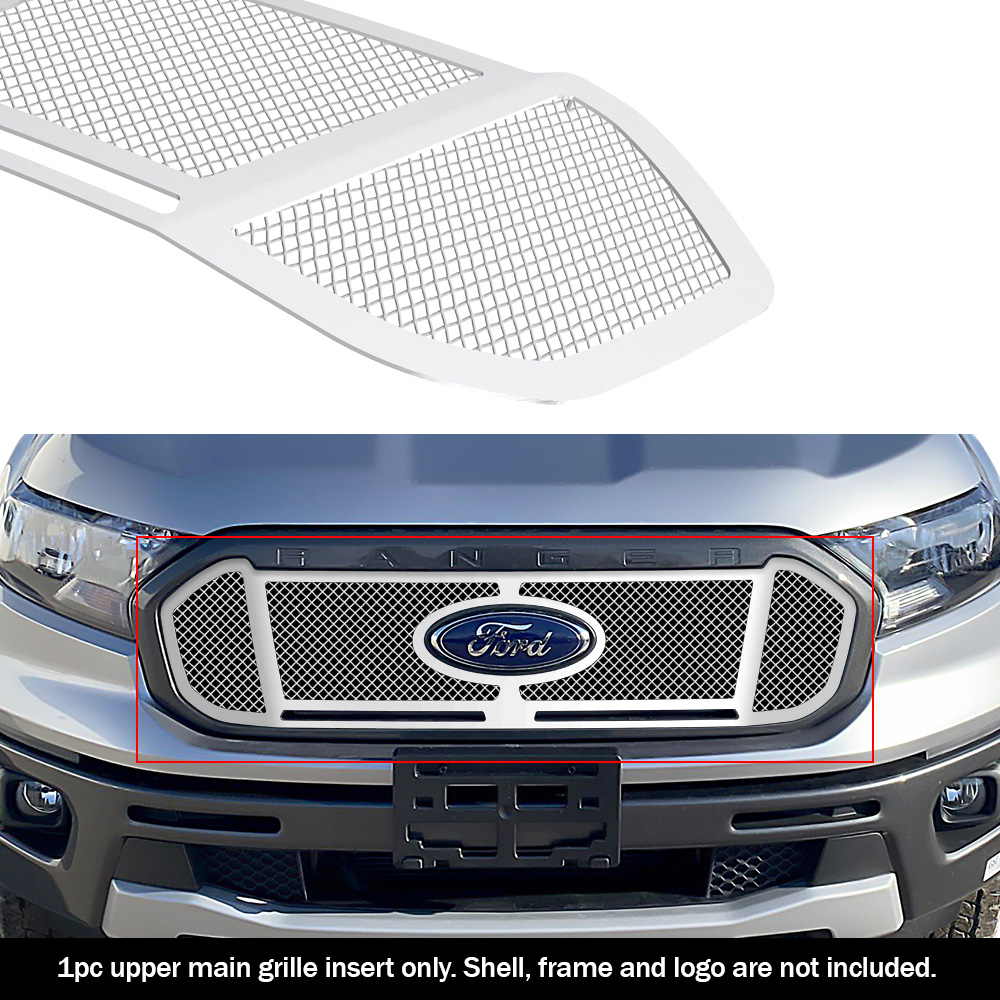 2019-2023 Ford Ranger Not for Lariat Model Main Upper Wire Mesh Grille