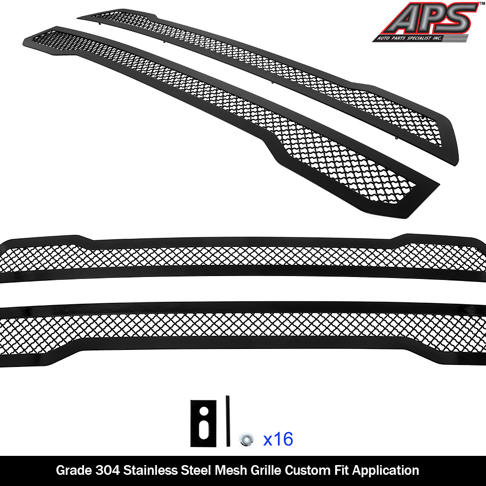 2017-2020 Ford F-150 Raptor Main Upper Black Wire Mesh Grille