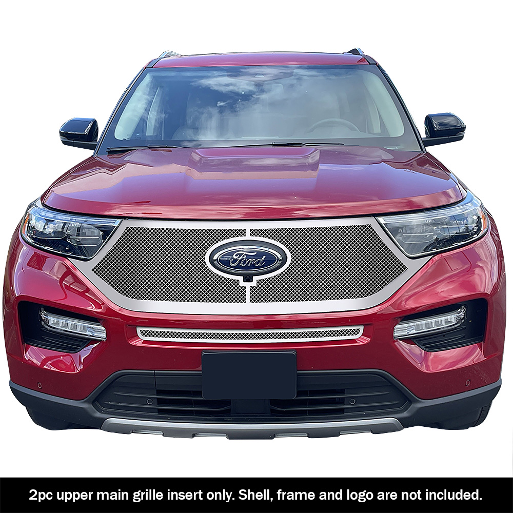 2020-2024 Ford Explorer King Ranch & Limited & XLT Main Upper Wire Mesh Grille