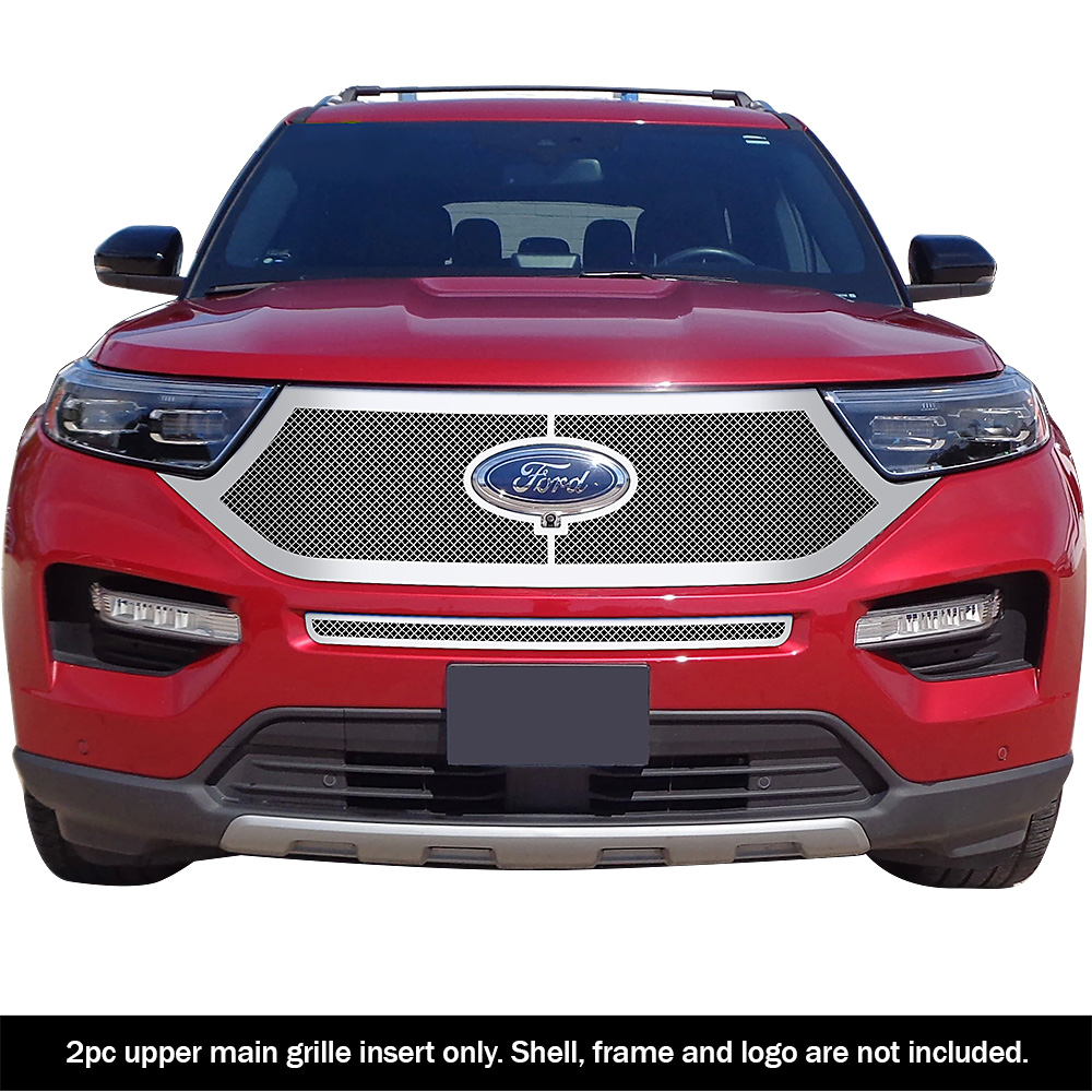 2020-2024 Ford Explorer Platinum & ST & ST-Line Main Upper Wire Mesh Grille