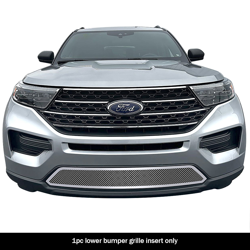 2020-2024 Ford Explorer Without Sensor Lower Bumper Wire Mesh Grille