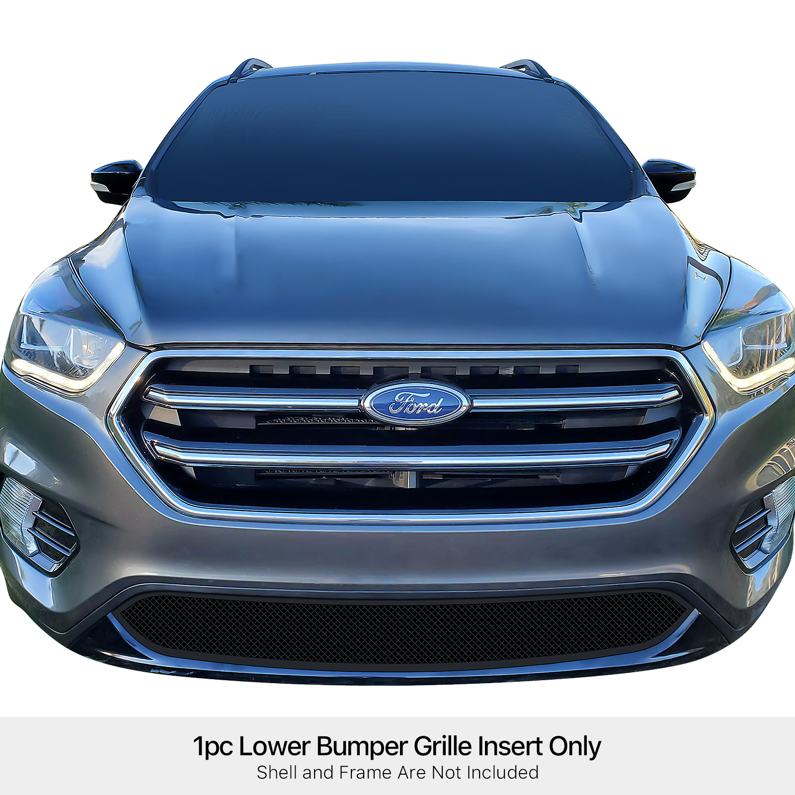 2017-2019 Ford Escape Lower Bumper Black Wire Mesh Grille