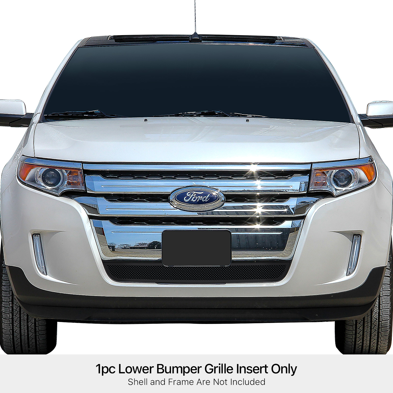 2011-2014 Ford Edge Lower Bumper Black Wire Mesh Grille