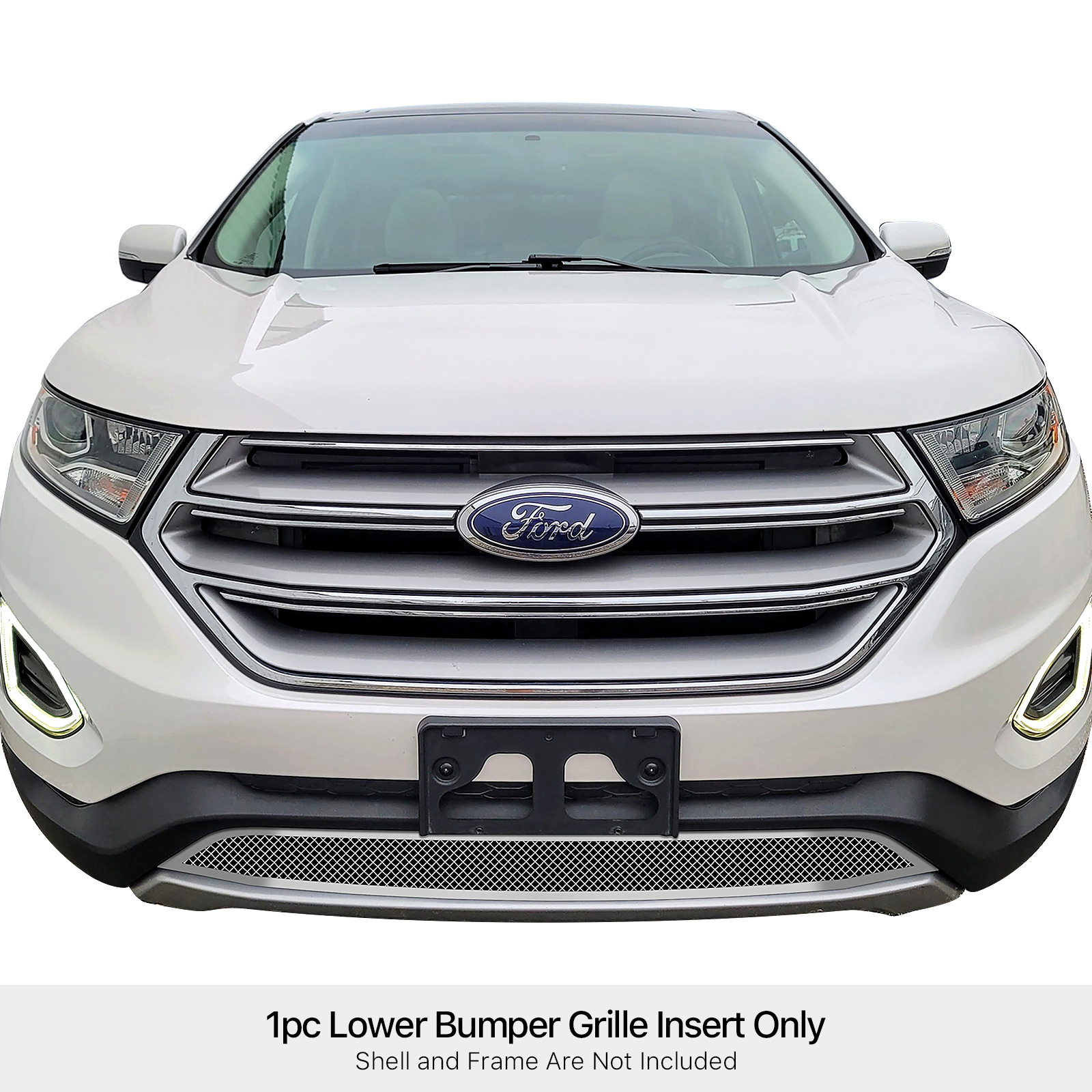 2015-2018 Ford Edge Not For Sport Lower Bumper Wire Mesh Grille