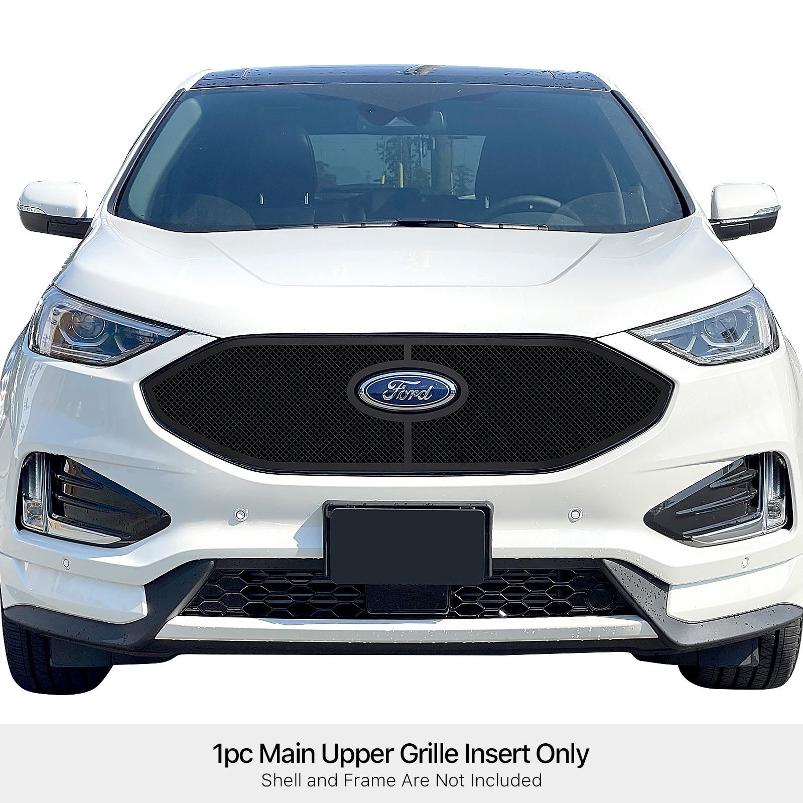 2019-2022 Ford Edge ST&ST-Line/2023-2024 Ford Edge SE&SEL&ST&ST-Line Main Upper Black Wire Mesh Grille