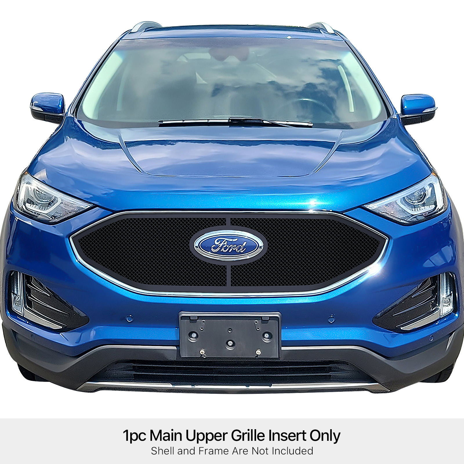 2019-2022 Ford Edge Not For ST&ST-Line/2023-2024 Ford Edge Titanium Main Upper Black Wire Mesh Grille