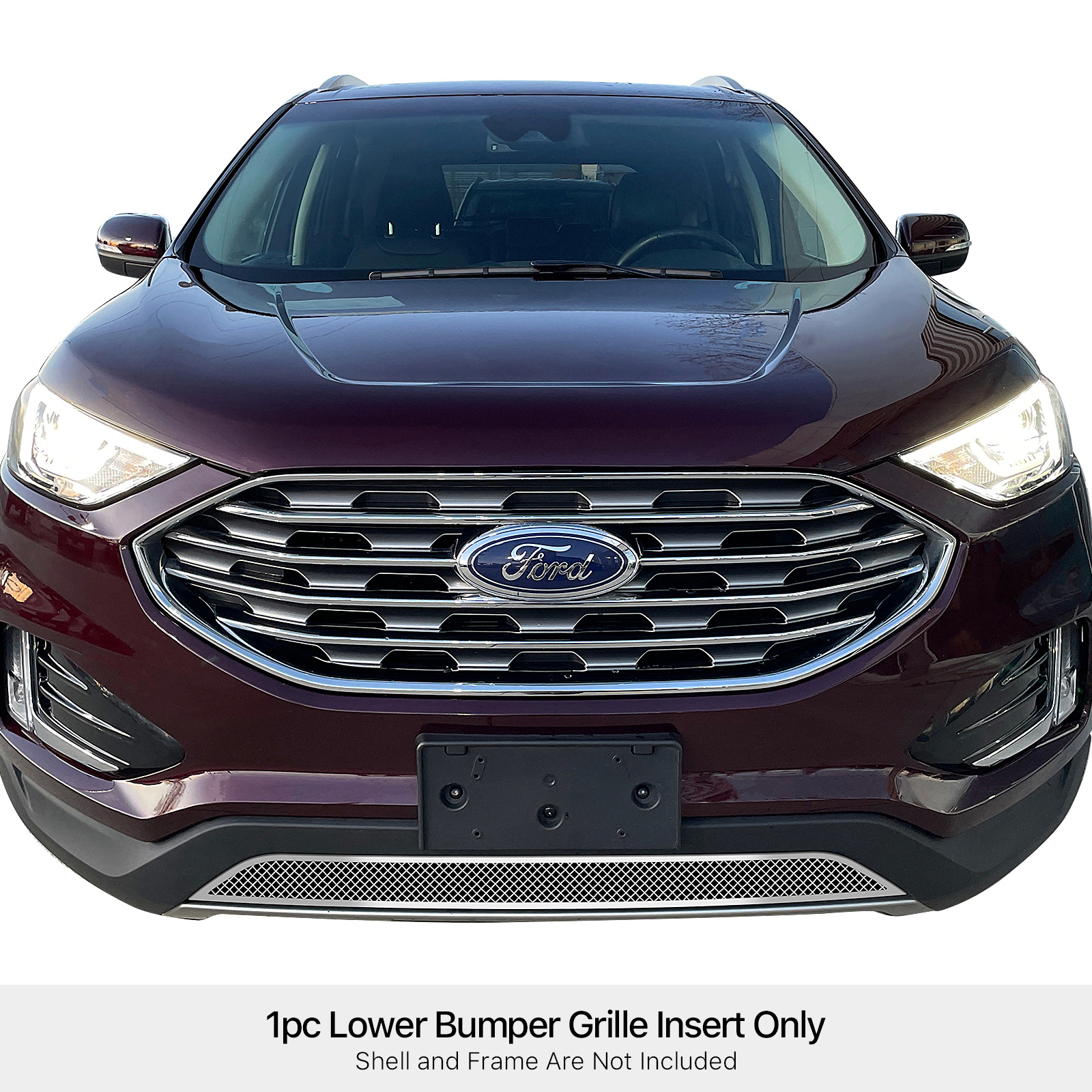 2019-2022 Ford Edge Not For ST&ST-Line Without Sensor/2023-2024 Ford Edge Titanium Without Sensor Lower Bumper Wire Mesh Grille