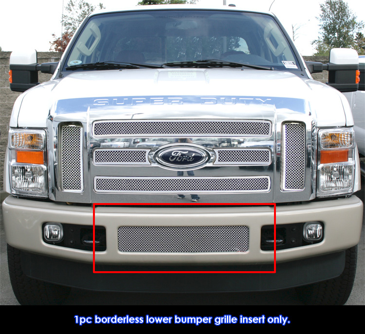 2008-2010 Ford F-250 /2008-2010 Ford F-350 /2008-2010 Ford F-450 /2008-2010 Ford F-550 Lower Bumper Wire Mesh Grille