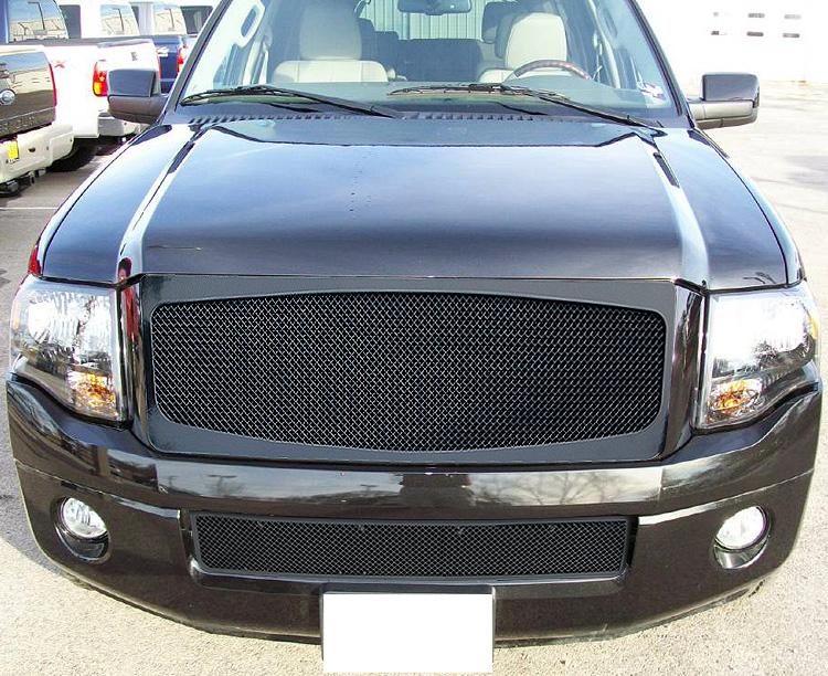 2007-2014 Ford Expedition Lower Bumper Black Wire Mesh Grille