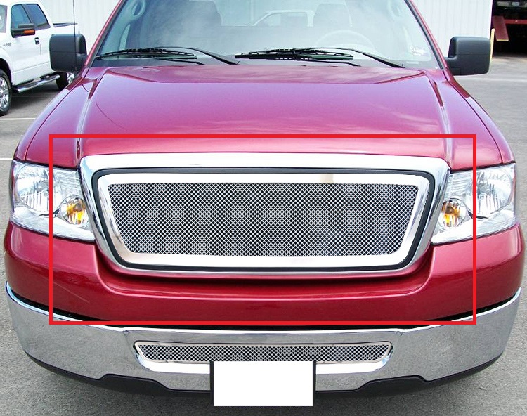 2004-2008 Ford F-150 (Not For FX2 Model) Main Upper Wire Mesh Grille