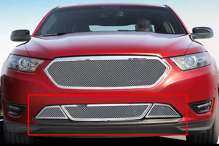 2013-2019 Ford Taurus All Model With Honeycomb Bumper Lower Bumper Wire Mesh Grille