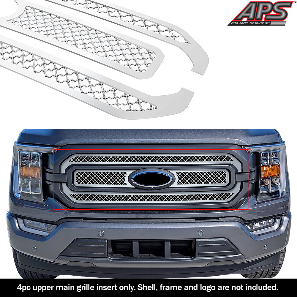 2021-2023 Ford F-150 XL/ 2021-2023 Ford F-150 XLT Main Upper Wire Mesh Grille