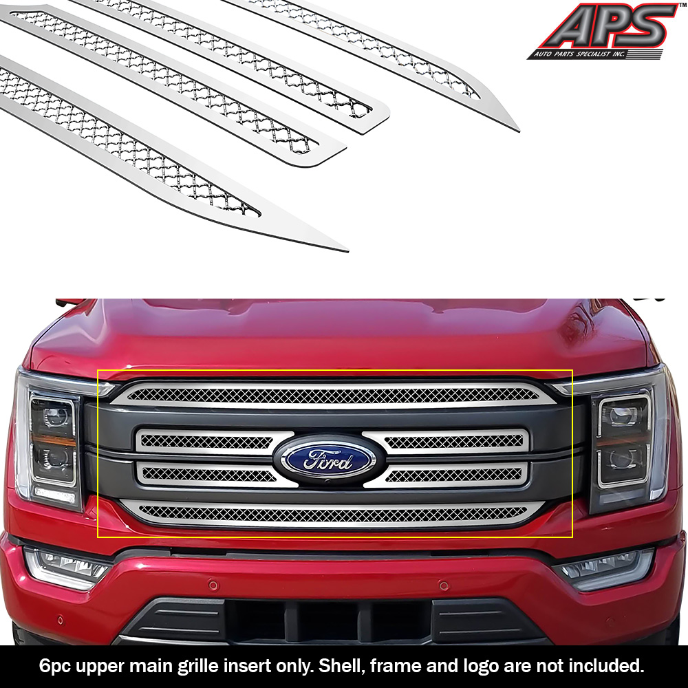 2021-2023 Ford F-150 Lariat Main Upper Wire Mesh Grille