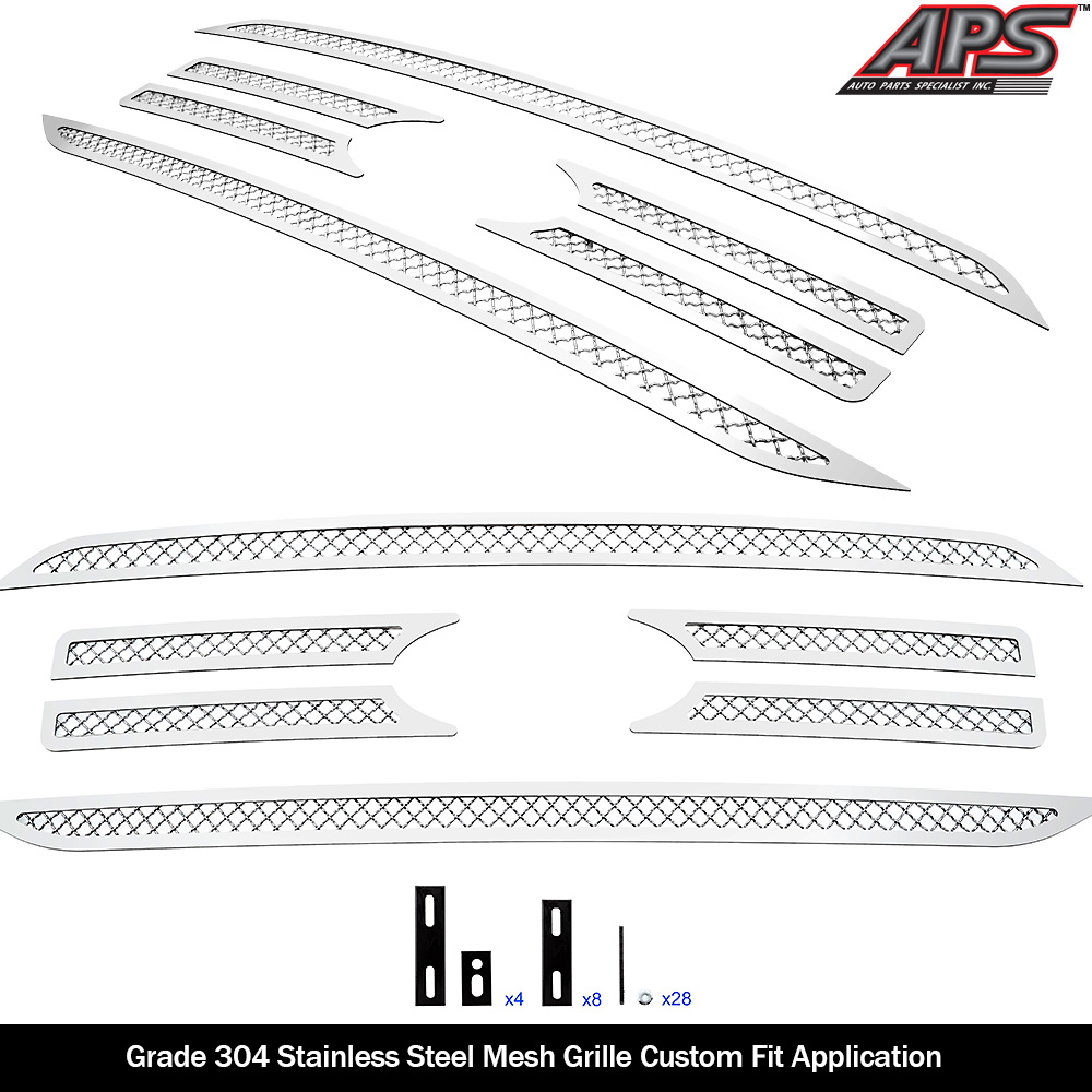 2021-2023 Ford F-150 Lariat Main Upper Wire Mesh Grille
