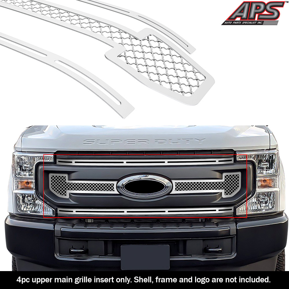 2020-2021 Ford F-250 XL/ 2020-2021 Ford F-250 XLT/ 2020-2021 Ford F-350 XL/ 2020-2021 Ford F-350 XLT Main Upper Wire Mesh Grille