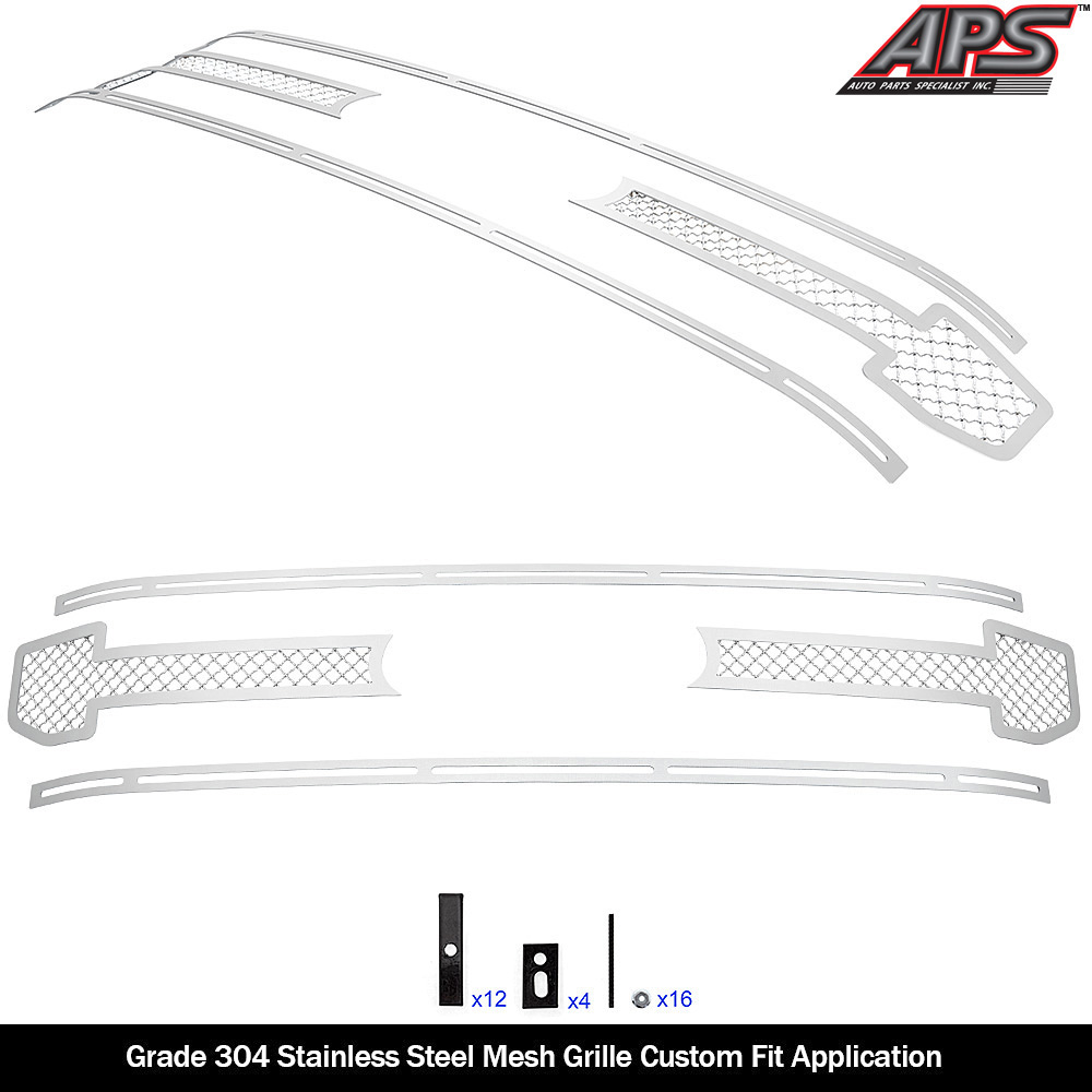2020-2021 Ford F-250 XL/ 2020-2021 Ford F-250 XLT/ 2020-2021 Ford F-350 XL/ 2020-2021 Ford F-350 XLT Main Upper Wire Mesh Grille