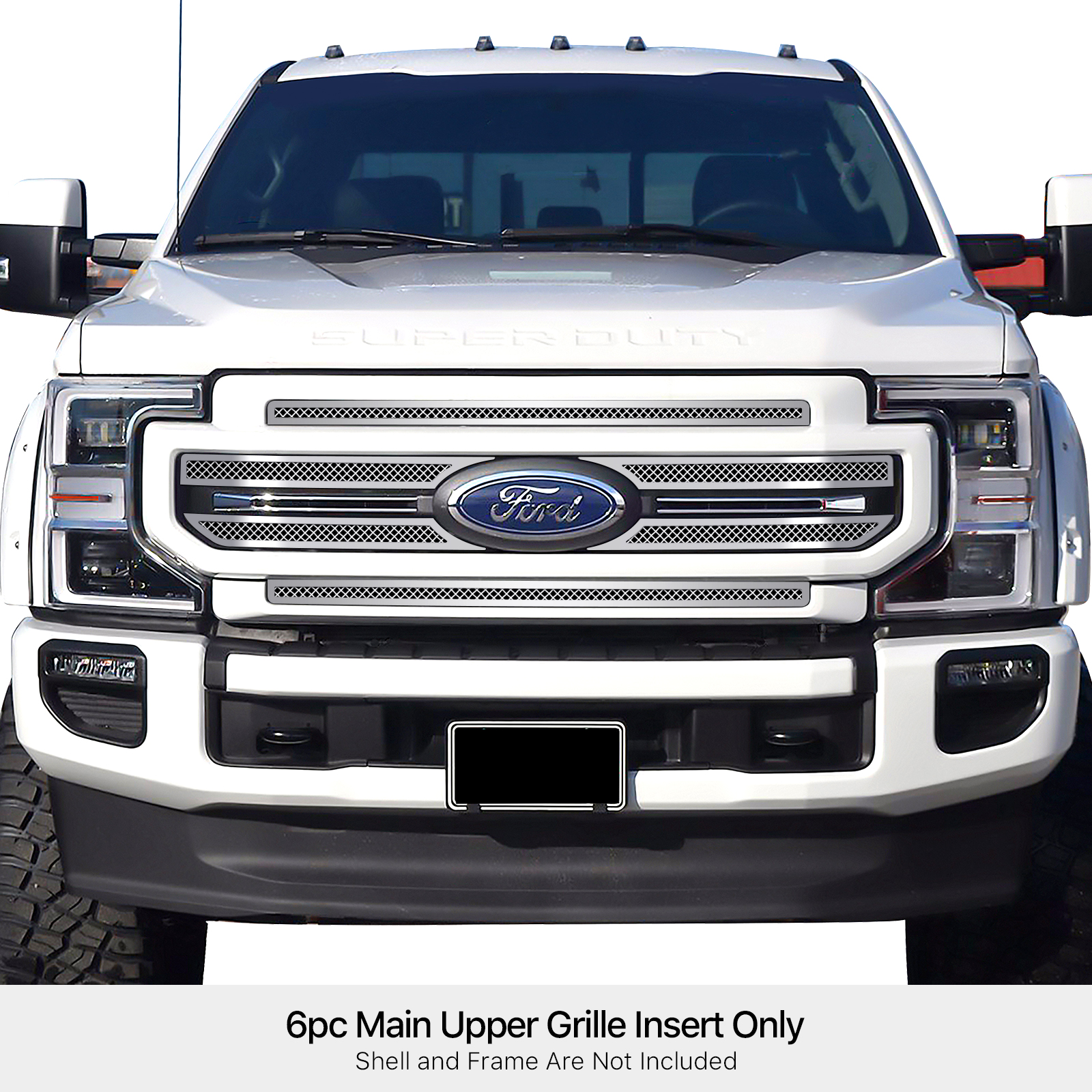 2020-2022 Ford F-250 Lariat/ 2020-2021 Ford F-350 Lariat Main Upper Wire Mesh Grille