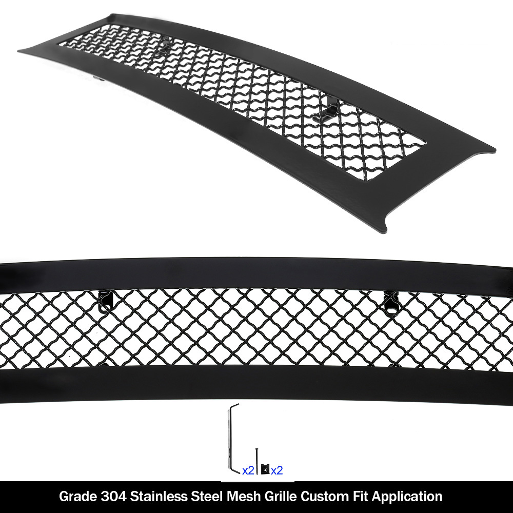 2018-2020 Ford F-150 (drilling may be required for XL/XLT/King Ranch/Plantinum) Lower Bumper Black Wire Mesh Grille
