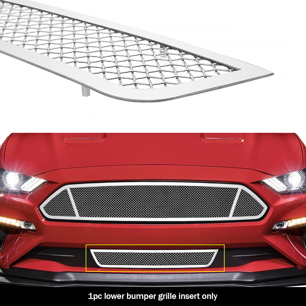 2018-2022 Ford Mustang Only for V8 GT models Lower Bumper Wire Mesh Grille