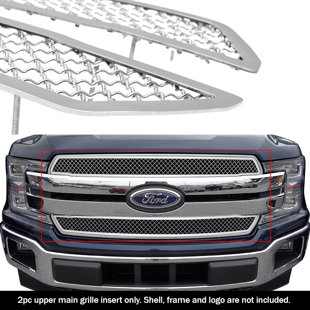 2018-2020 Ford F-150 XL Bar Style/2018-2020 Ford F-150 XLT Bar Style/2018-2020 Ford F-150 Lariat Bar Style Main Upper Wire Mesh Grille