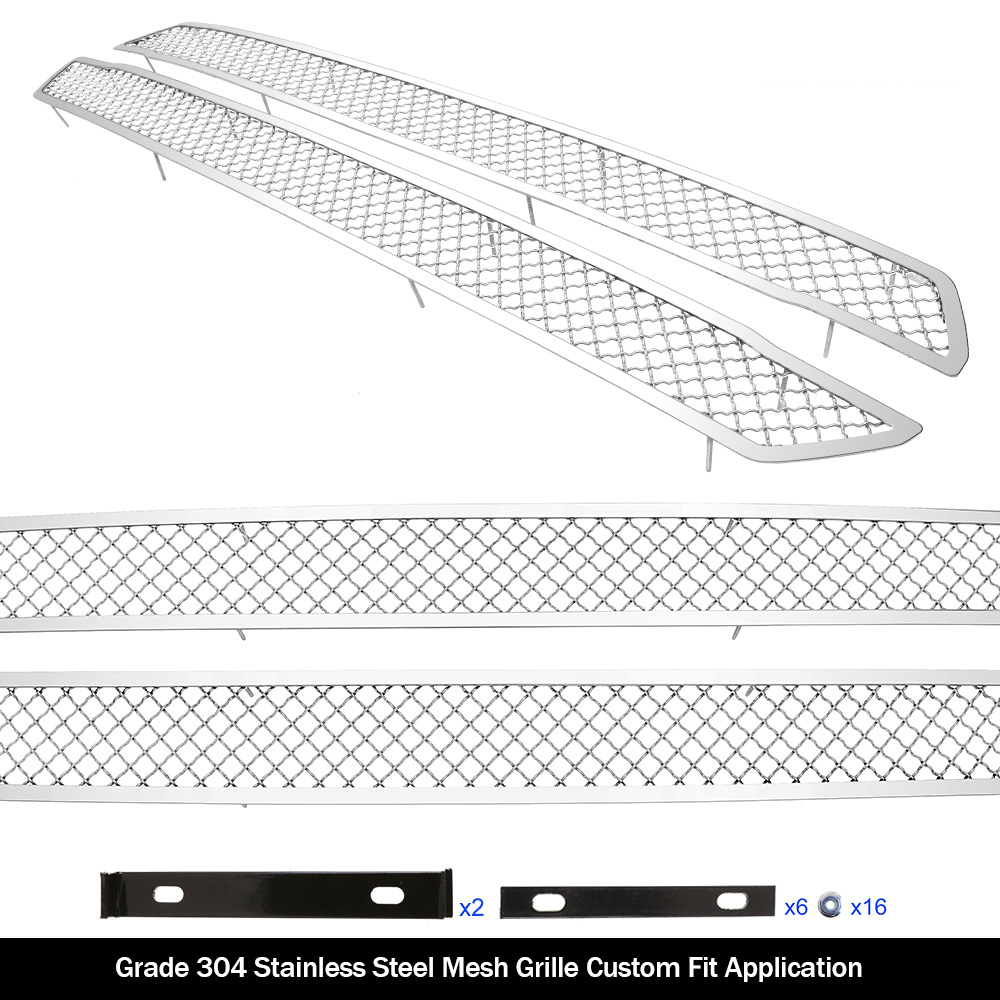 2018-2020 Ford F-150 XL Bar Style/2018-2020 Ford F-150 XLT Bar Style/2018-2020 Ford F-150 Lariat Bar Style Main Upper Wire Mesh Grille