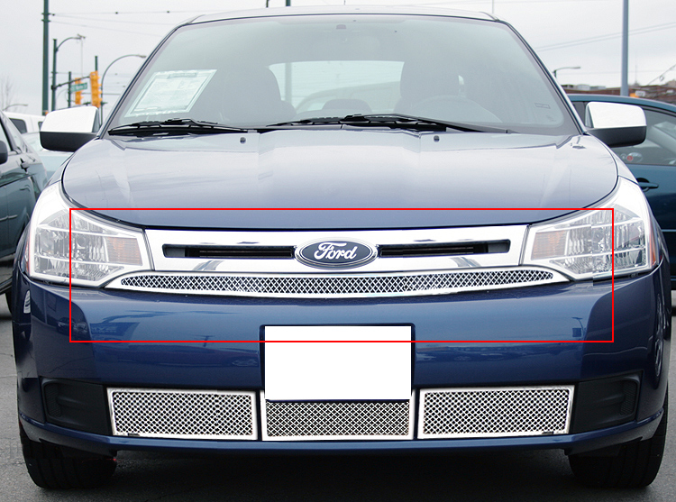 2008-2011 Ford Focus Not For RS and XR Model Main Upper Wire Mesh Grille