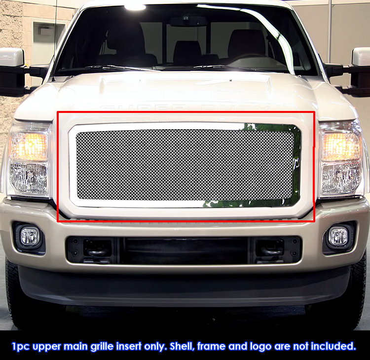 2011-2016 Ford F-250 SD /2011-2016 Ford F-350 SD /2011-2016 Ford F-450 SD /2011-2016 Ford F-550 SD Main Upper Wire Mesh Grille