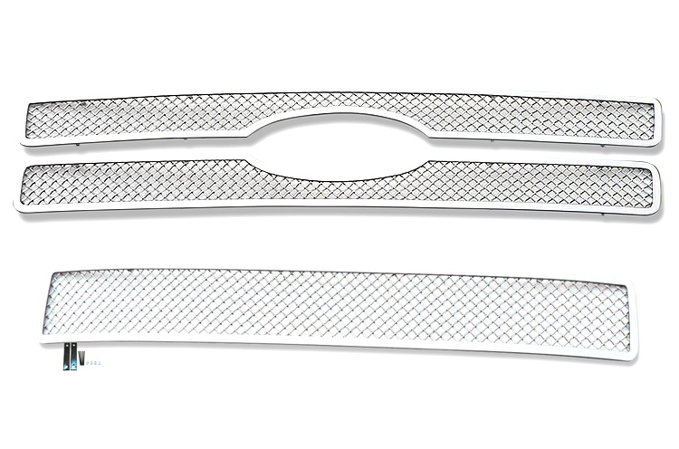 2008-2012 Ford Escape Main Upper + Lower Bumper Wire Mesh Grille