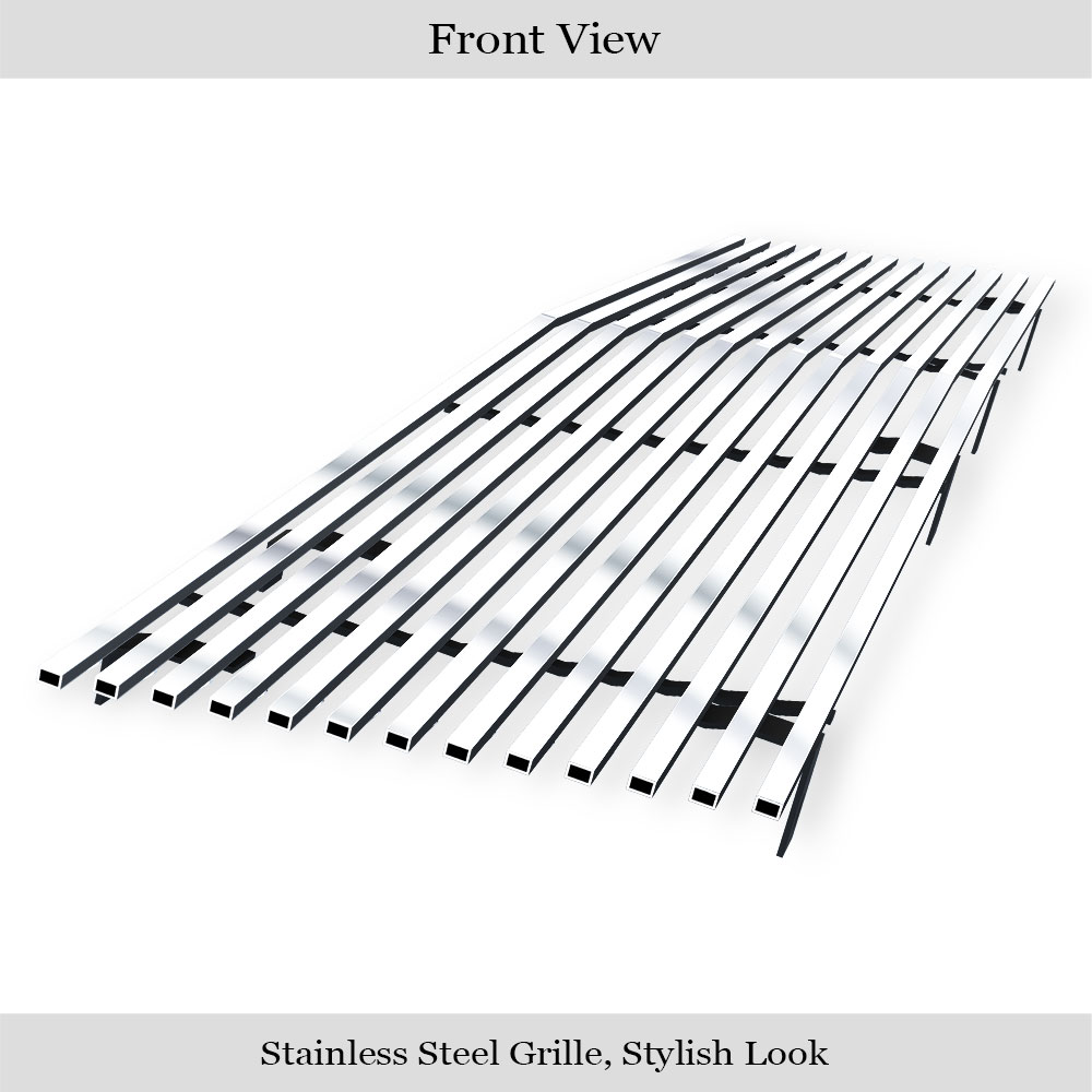 1967-1968 Ford Mustang MAIN UPPER Stainless Steel Billet Grille