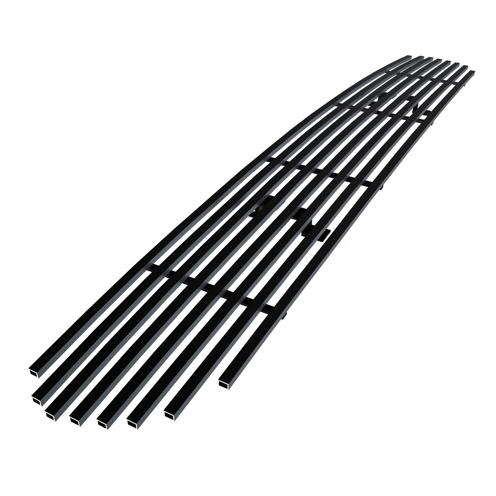 2001-2003 Ford Explorer Sport /2001-2005 Ford Explorer Sport Trac Lower Bumper Black Stainless Steel Billet Grille
