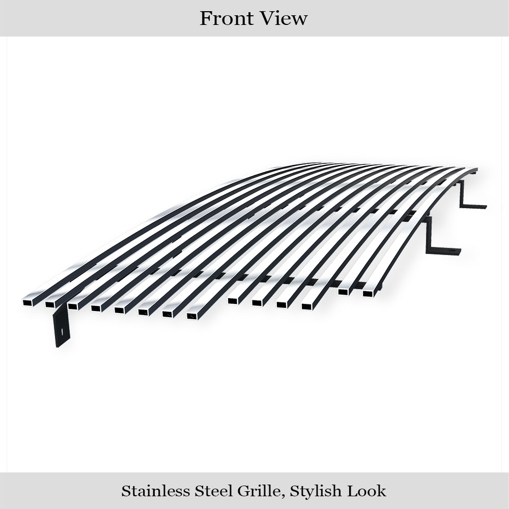2001-2003 Ford Ranger Edge /2001-2003 Ford Ranger XLT 4WD Open Across The Top Main Upper Stainless Steel Billet Grille