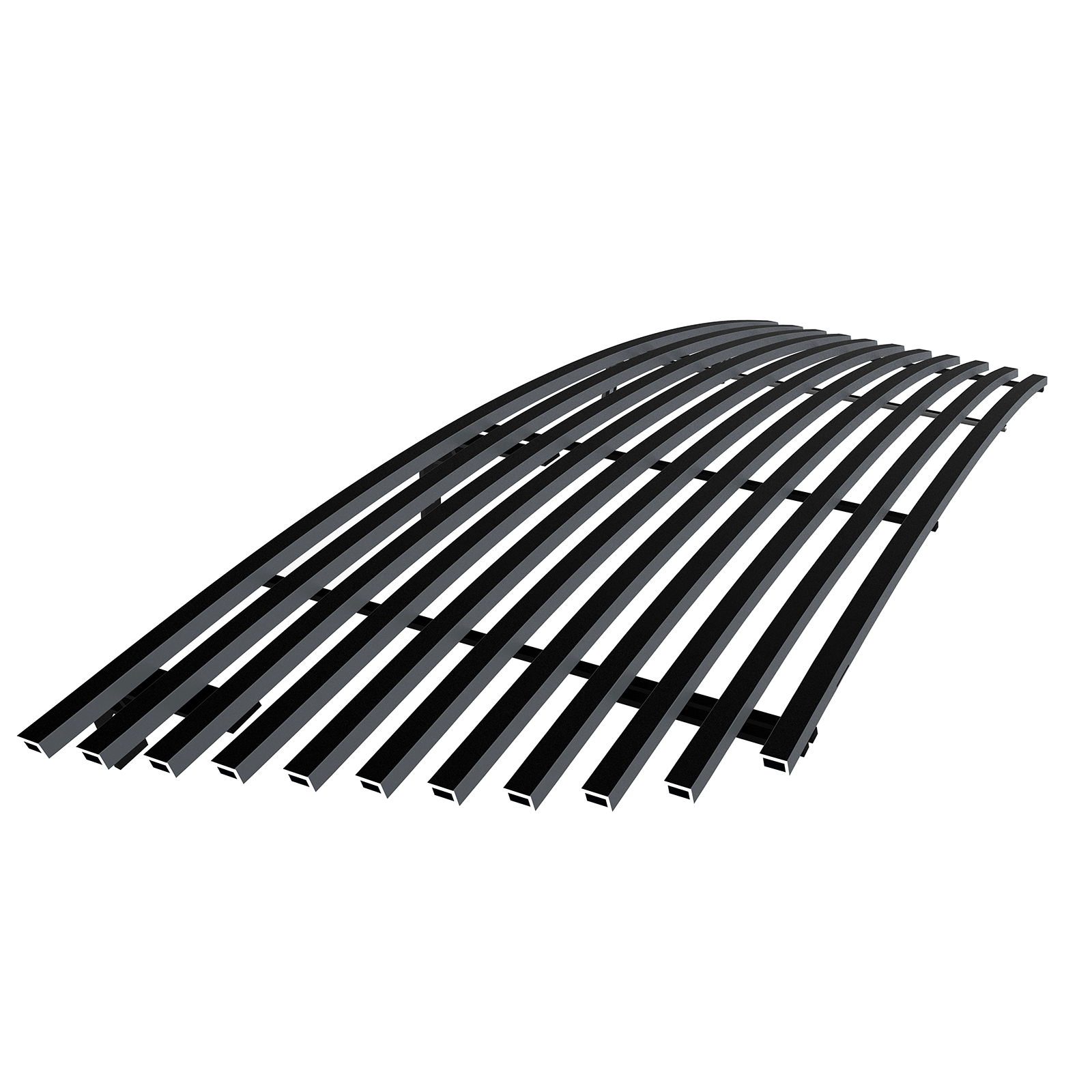2002-2005 Ford Explorer Not For Sport and Sport Trac Main Upper Black Stainless Steel Billet Grille