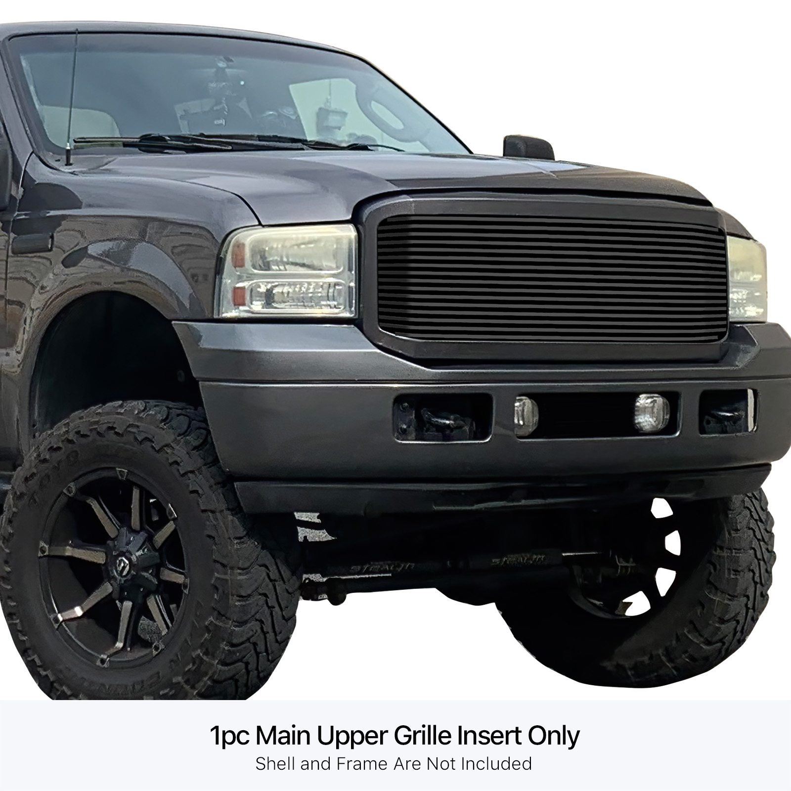 2005-2007 Ford Excursion /2005-2007 Ford F-250 Not For Lariat/Harley Davidson/2005-2007 Ford F-350 Not For Lariat/Harley Davidson/2005-2007 Ford F-450 Not For Lariat/Harley Davidson/2005-2007 Ford F-550 Not For Lariat/Harley Davidson Main Upper Black Stai