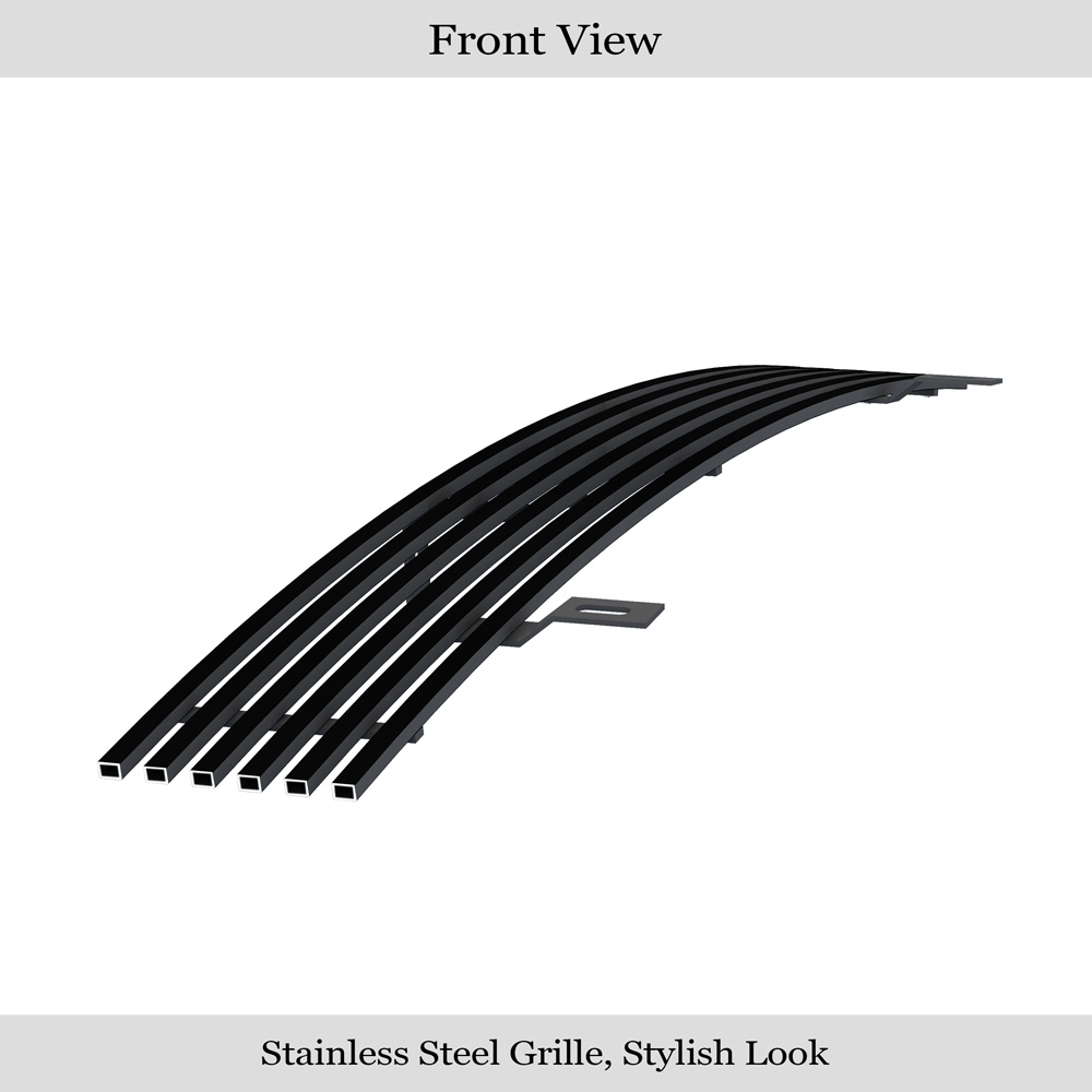 2001-2003 Ford F-150 Harley Davidson Lower Bumper Black Stainless Steel Billet Grille
