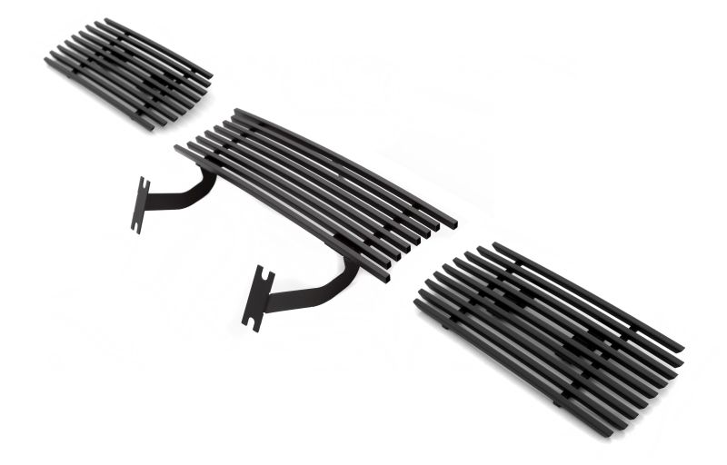 2000-2004 Ford Excursion  /1999-2004 Ford F-250 Super Duty /1999-2004 Ford F-350 Super Duty /1999-2004 Ford F-450 Super Duty /1999-2004 Ford F-550 Super Duty Lower Bumper Black Stainless Steel Billet Grille