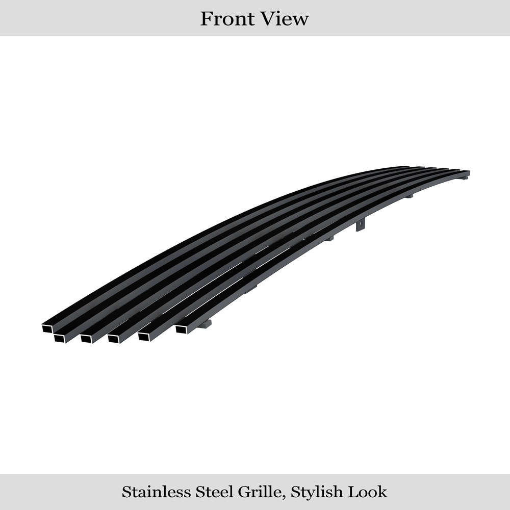 2001-2003 Ford Ranger 4WD Main Upper Black Stainless Steel Billet Grille