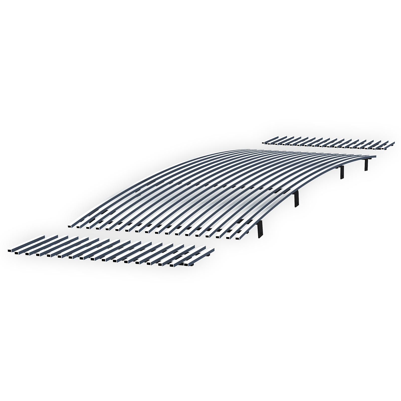 2008-2010 Ford F-250 /2008-2010 Ford F-350 /2008-2010 Ford F-450 /2008-2010 Ford F-550 Main Upper Stainless Steel Billet Grille