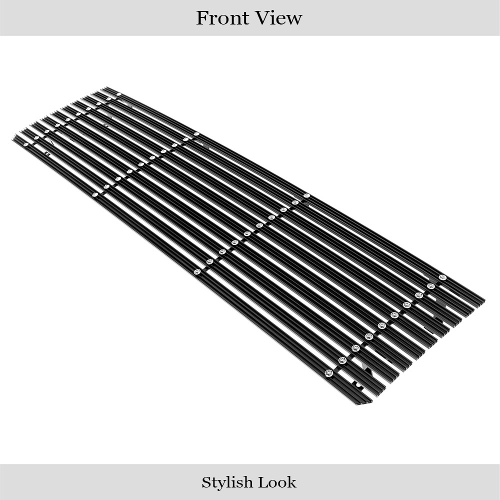 1987-1991 Ford Bronco /1987-1991 Ford F-150 /1987-1991 Ford F-250 /1987-1991 Ford F-350 Main Upper Black Rugged Billet Grille