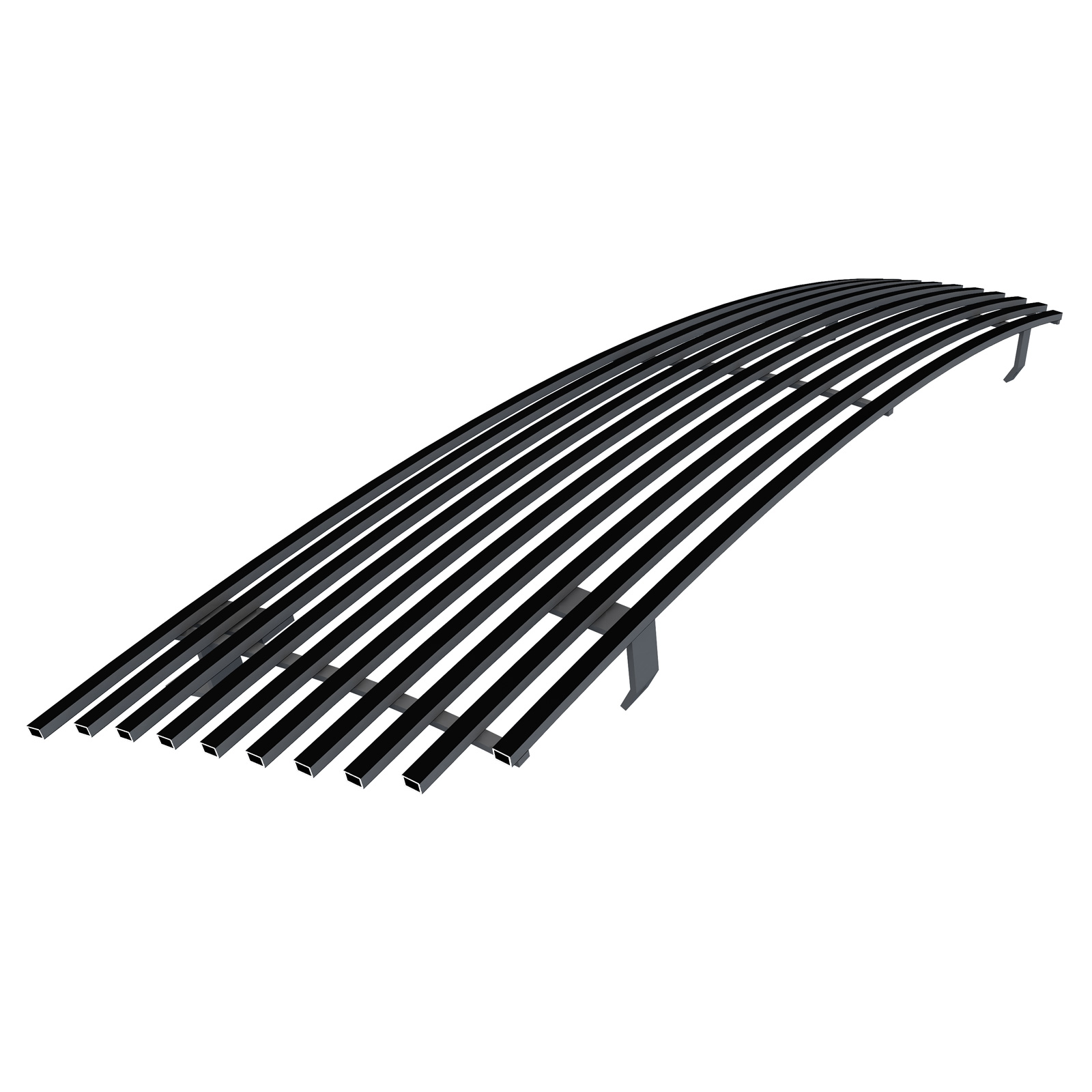 1993-1997 Ford Ranger Not For 4WD Main Upper Black Stainless Steel Billet Grille