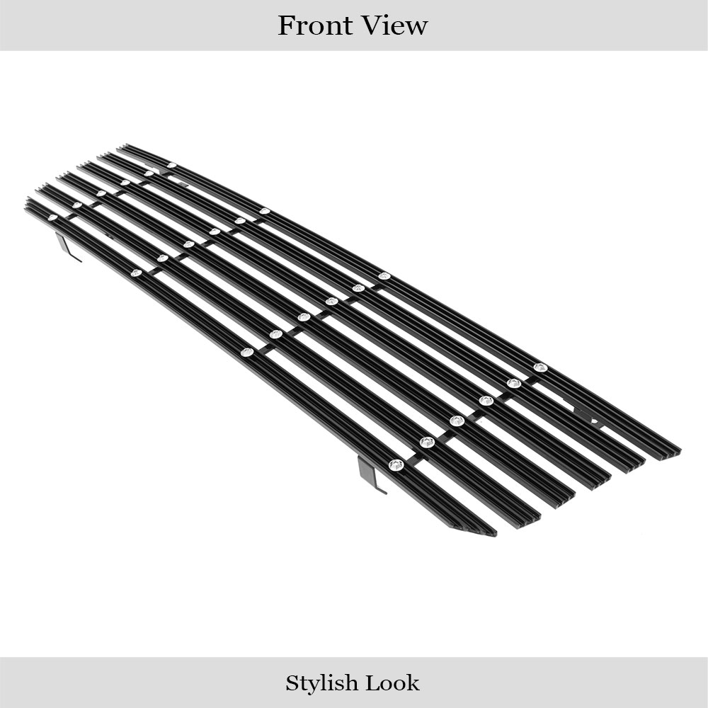 1993-1997 Ford Ranger Not For 4WD Main Upper Black Rugged Billet Grille