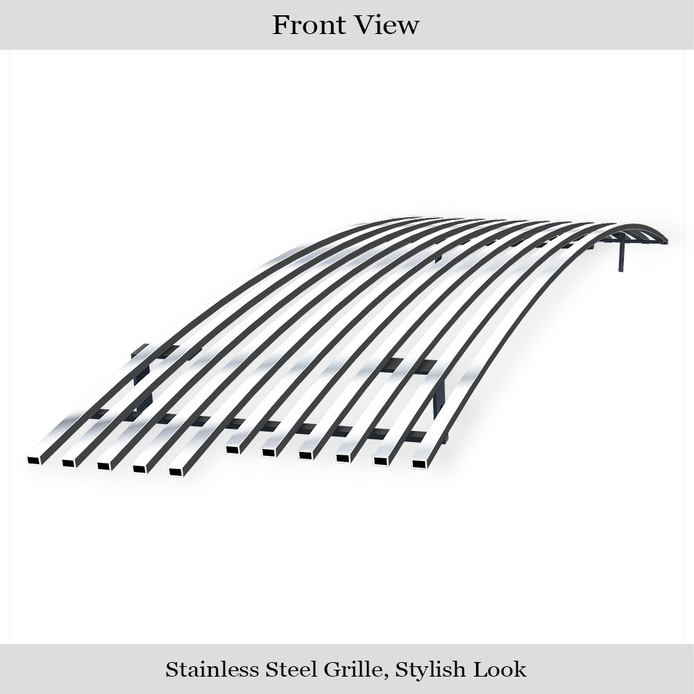 1997-1998 Ford Expedition /1997-1998 Ford F-150 Bar Style/1997-1998 Ford F-250 Bar Style Main Upper Stainless Steel Billet Grille