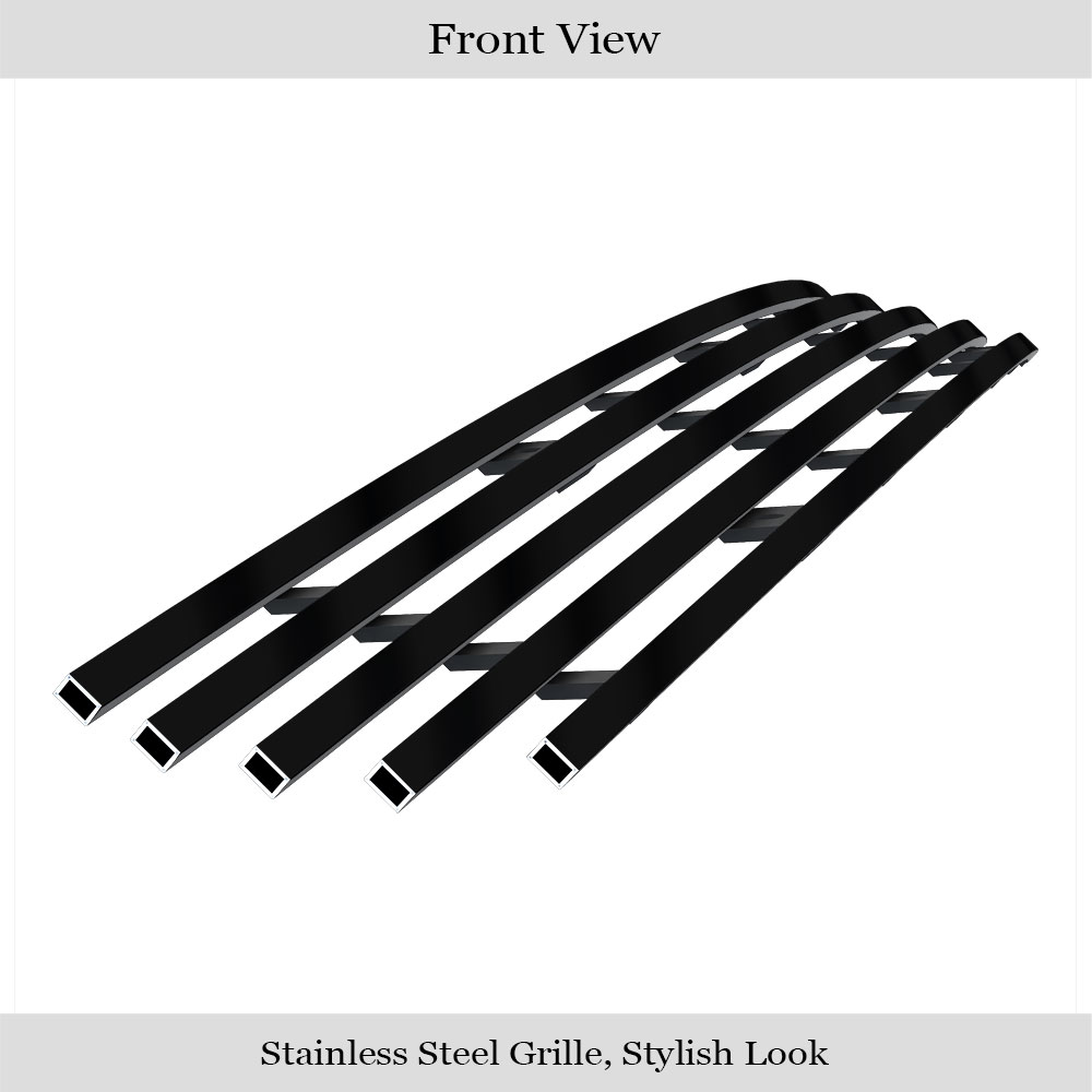 1999-2002 Ford Expedition 4WD /1999-2003 Ford F-150 4WD Lower Bumper Black Stainless Steel Billet Grille