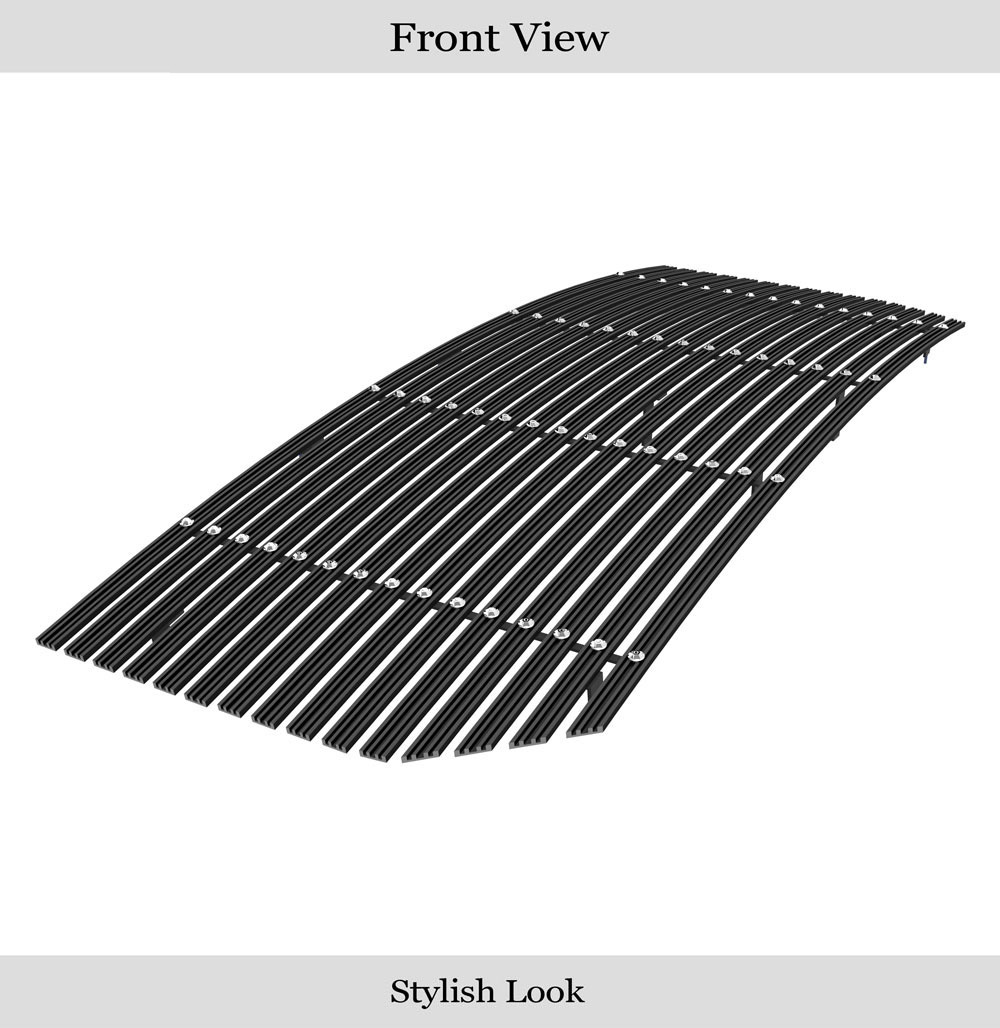 2015-2017 Ford F-150 Without Front Camera Main Upper Aluminum Billet Wide Grille