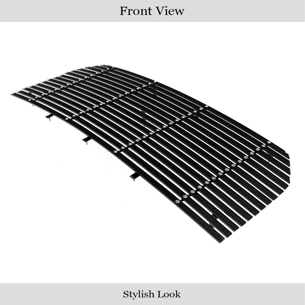 2015-2017 Ford F-150 Main Upper Black Rugged Billet Grille