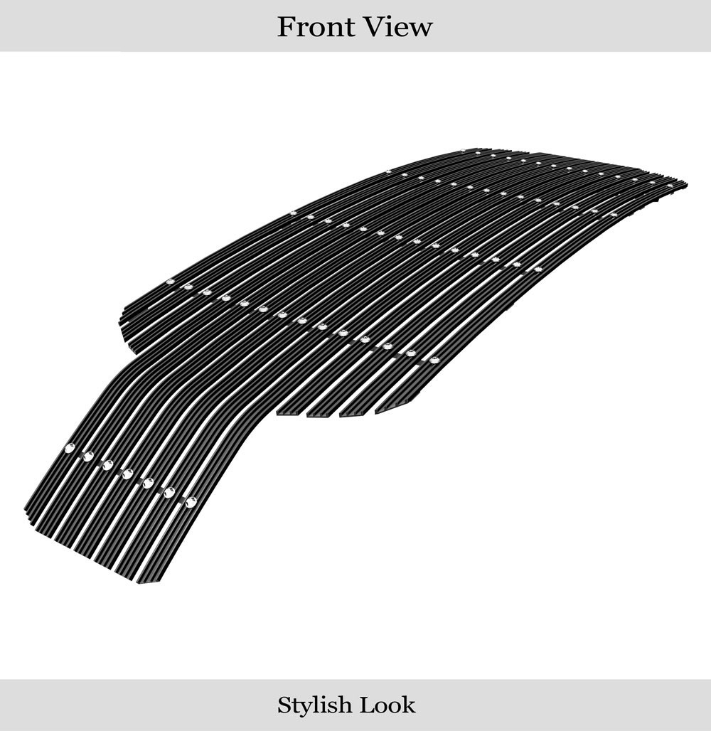 2018-2020 Ford F-150 Without Front Camera MAIN UPPER Aluminum Billet Wide Grille