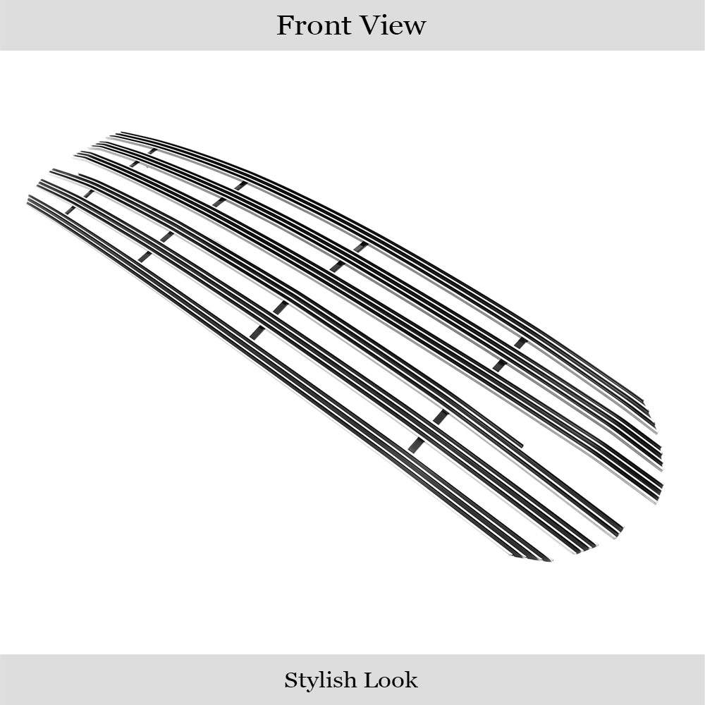 2018-2020 Ford F-150 XL & XLT & Lariat Bar Style MAIN UPPER Aluminum Billet Wide Grille